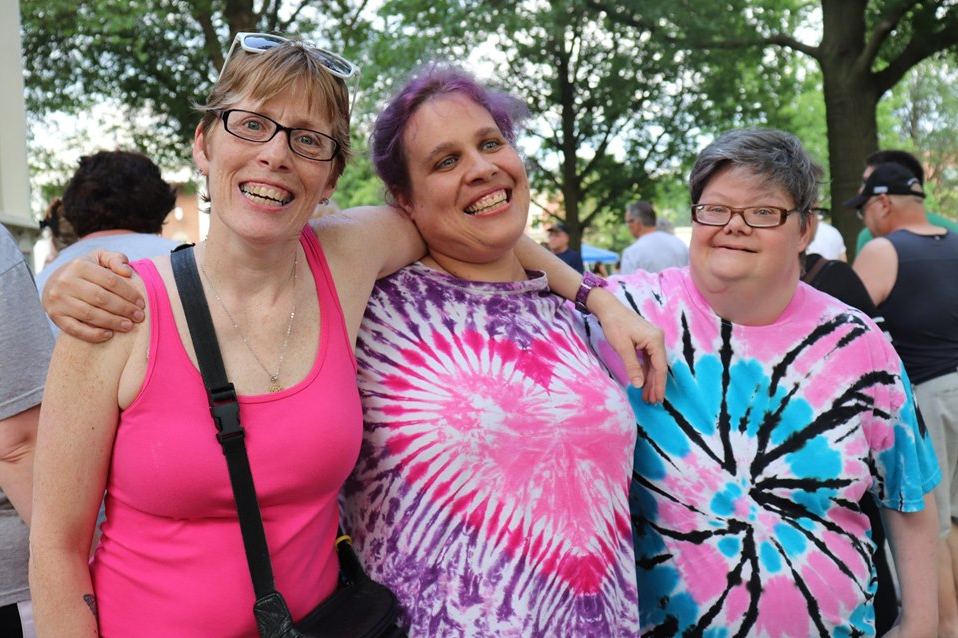 Ice Cream Social group of individuals